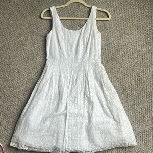 Lilly Pulitzer white Eyelet Mini A line dress size 0